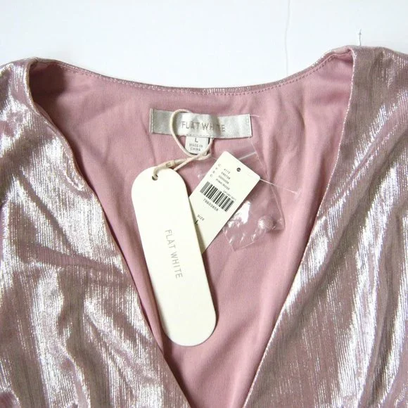 Anthropologie Shimmery Pink Top - Picture 8 of 8